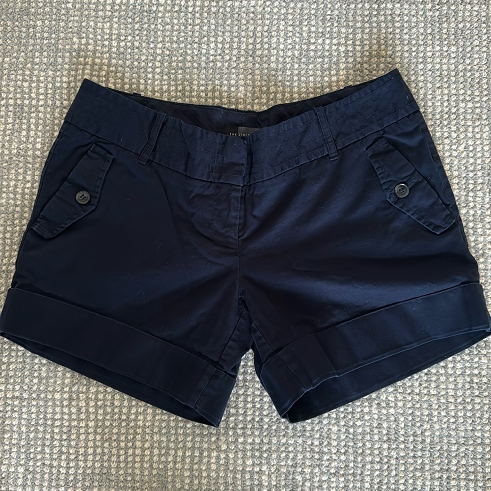 Limited navy blue shorts in size 4